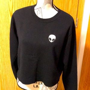 Brandy Melville black sweat top